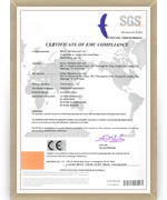 certificate of emc compliance