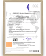 certificate of LVD compliance